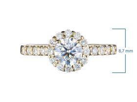 Кольцо из желтого золота э0312кц06165300