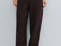 Брюки О-силуэта, Коричневый