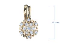 Серьги из желтого золота э0312сг10170800