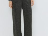 Прямые трикотажные брюки, Серый