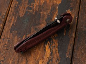 Складной нож CJRB Scoria, сталь AR-RPM9, Coral Micarta