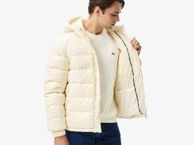Мужская стёганая куртка Lacoste