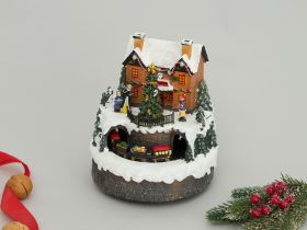 Статуэтка Снежная деревня/Villaggio di Neve II