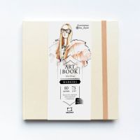 Скетчбук для маркеров Малевичъ "Fashion" 15х15 см 80 л 75 г, кремовый
