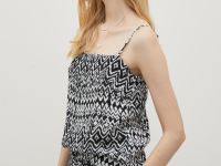 Топ с принтом