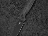 Нож складной Bestech Slasher 20.1 см, сталь D2, рукоять микарта, черный