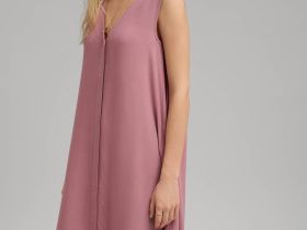 Платье миди А-силуэта