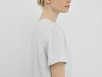 Футболка с цветочным принтом, Серый