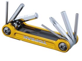 Набор инструментов компактный Topeak Mini 9 Pro (золотой)