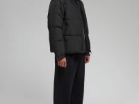 Стеганый пуховик с натуральным пухом