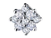 Подвеска из белого золота с бриллиантами э4001пд09164200