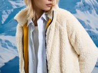 Бомбер (куртка) «Если упал, значит ехал» S–M Белый