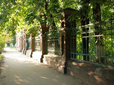 Ограда с калитками и воротами