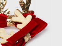 Набор заколок для волос для девочек, 2 шт., Красный