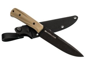 Походный нож Special Knives Storm, сталь AUS-10, рукоять G10, песочный