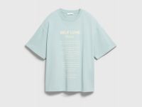 Футболка оверсайз с принтом, Зеленый