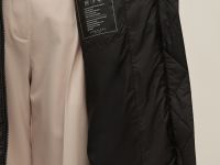 Пальто утепленное с воротником-стойкой