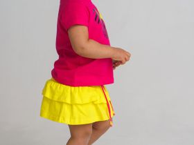 Юбка-шорты трикотажная для девочки