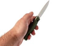 Туристический нож Маус, сталь AUS-10Co, рукоять оливковый G10
