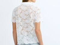 Поло из кружева, Белый