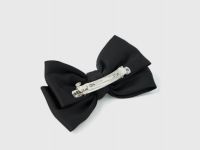 Заколка-бант для волос для девочек, Черный