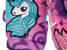 Комплект текстильный с полиуретановым покрытием для девочек: куртка, полукомбинезон