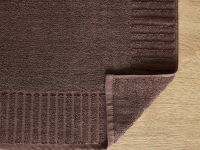 Полотенце махровое Nervato для ног, коричневое