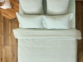 Постельное белье полукомплект Vichy, зеленое