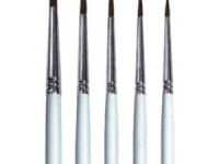 Кисть белка №1 круглая Альбатрос "Баргузин" короткая ручка