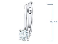 Серьги из белого золота э4712сг08210863