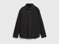 Рубашка из микровельвета, Коричневый