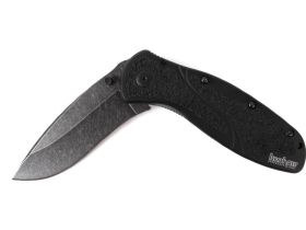 Полуавтоматический складной нож Kershaw Blur, сталь Sandvik 14C28N, рукоять алюминий, черный