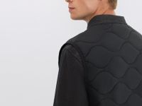 Стёганый утеплённый жилет, Черный