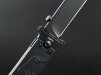 Складной нож Перемен Зубры BW, сталь 8Cr14MoV, рукоять FRN, черный