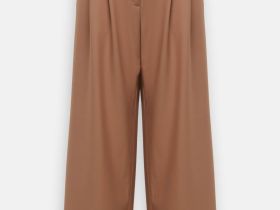 Укороченные брюки широкого кроя