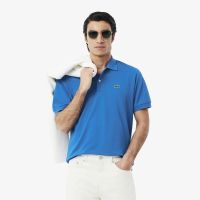 Мужское поло Lacoste из смеси эластичного органического хлопка