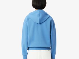 Женский эластичный свитшот Lacoste из смеси органического хлопка