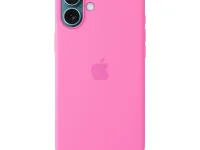 Чехол-накладка Silicone Case with MagSafe для iPhone 16 (Peony)