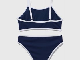 Купальный костюм для девочек, Синий