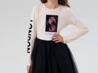 Платье трикотажное для девочек