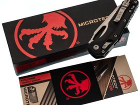 Складной нож Microtech MSI, сталь M390MK Tri-Grip Polymer, 210T-10PMBK