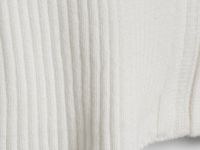 Кардиган на молнии для девочек, Белый