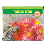 Набор сухой пастели, мягкой Koh-I-Noor "Toison Dor" 6 цв