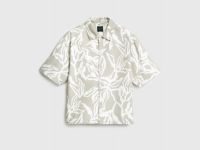 Рубашка с коротким рукавом, Бежевый