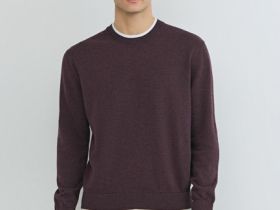 Джемпер с имитацией футболки, Фиолетовый