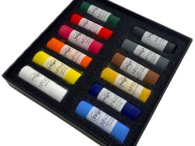 Набор пастели сухая Гамма, 12 цветов, картон. упак.