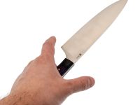Набор кухонный "Хозяин", ст.95х18, ц.м.,рук.G10 фиолетовый
