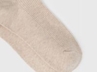 Носки в рубчик, Бежевый