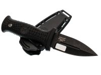 Тактический нож Кизляр ПП Страж-2, сталь AUS-8 с покрытием, рукоять эластрон, черный