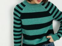 Джемпер прямого силуэта с шерстью